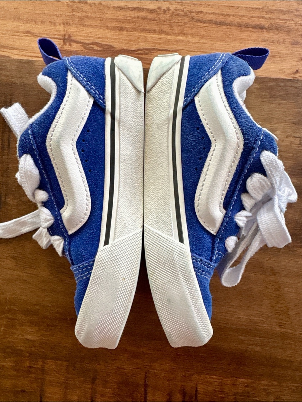 Vans Kids Blue Suede Sneakers